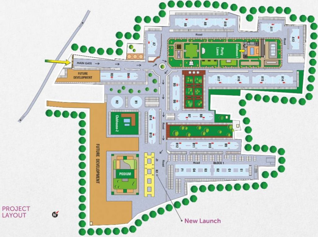 Kumar Park Infinia Phase IV-master plan