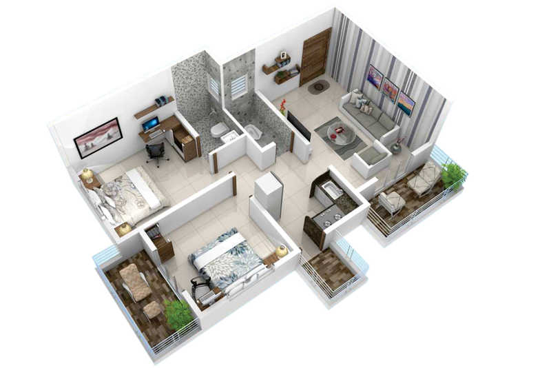 More Bhondve Galaxy Residency-floor plan 