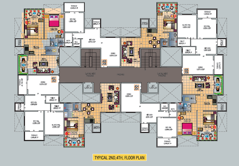 More Bhondve Galaxy Residency-floor plan