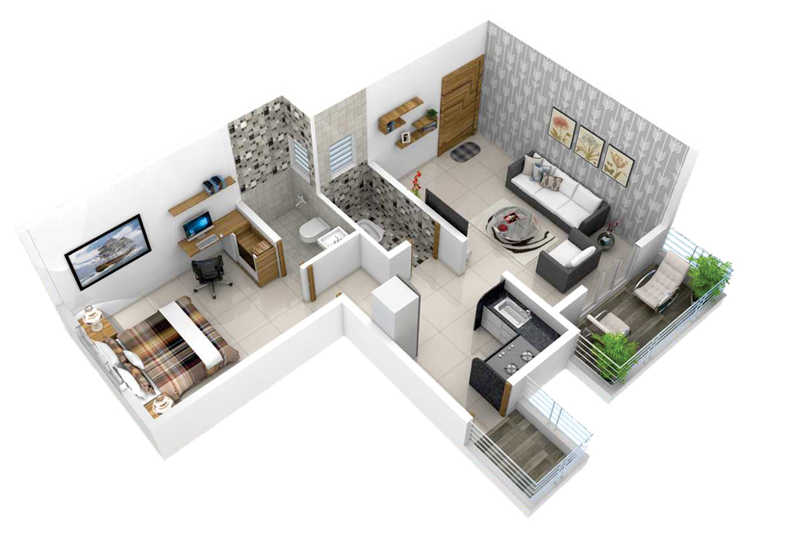 More Bhondve Galaxy Residency-floor plan