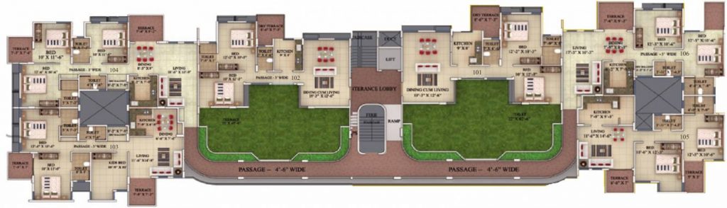 Nilharsh Dwarka-Floor Plan 