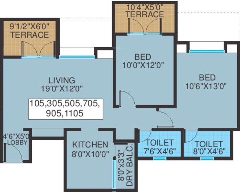 Regency Orion-Floor Plan 