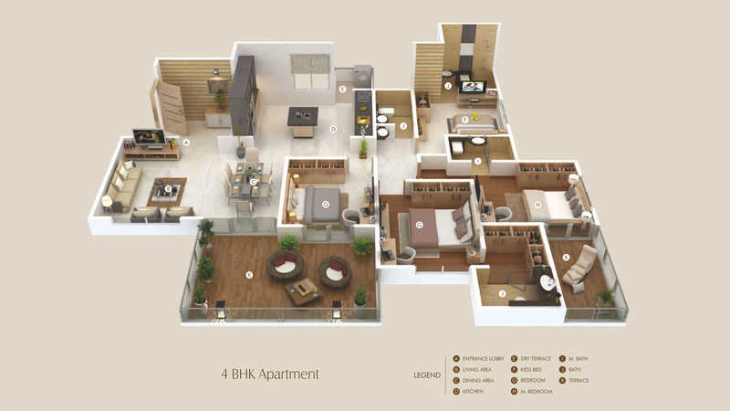 Sai Samarth The West Ford Phase 1-Floor Plan 